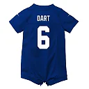 Zennovawear Jaxson Dart New York Giants Newborn Romper Game Jersey - Royal