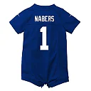 Zennovawear Malik Nabers New York Giants Newborn Romper Game Jersey - Royal
