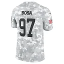 Zennovawear Nick Bosa 97 San Francisco 49ers 2024 Salute to Service Limited Men Jersey - Arctic Camo