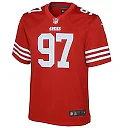 Zennovawear Nick Bosa 97 San Francisco 49ers YOUTH Game Jersey - Scarlet