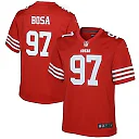 Zennovawear Nick Bosa 97 San Francisco 49ers YOUTH Game Jersey - Scarlet
