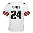 Zennovawear Nick Chubb 24 Cleveland Browns YOUTH Game Jersey - White