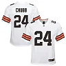 Zennovawear Nick Chubb 24 Cleveland Browns YOUTH Game Jersey - White