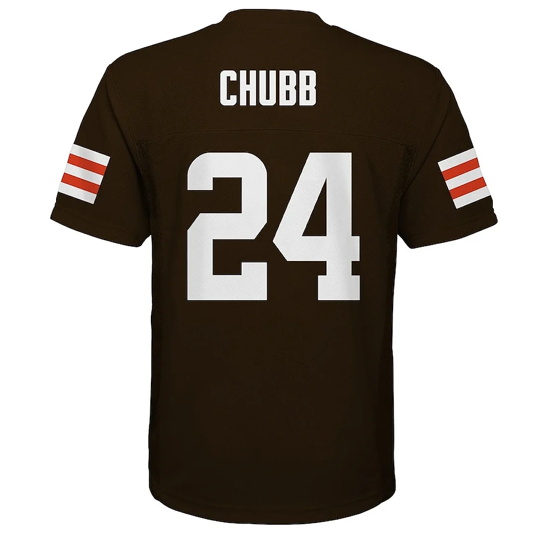 Zennovawear Nick Chubb 24 Cleveland Browns YOUTH Jersey - Brown