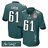 Zennovawear Nick Gates 61 Philadelphia Eagles Super Bowl LIX Champions Patch 'New Orleans - The Ultimate Showdown' EMBROIDERED Game Men Jersey...