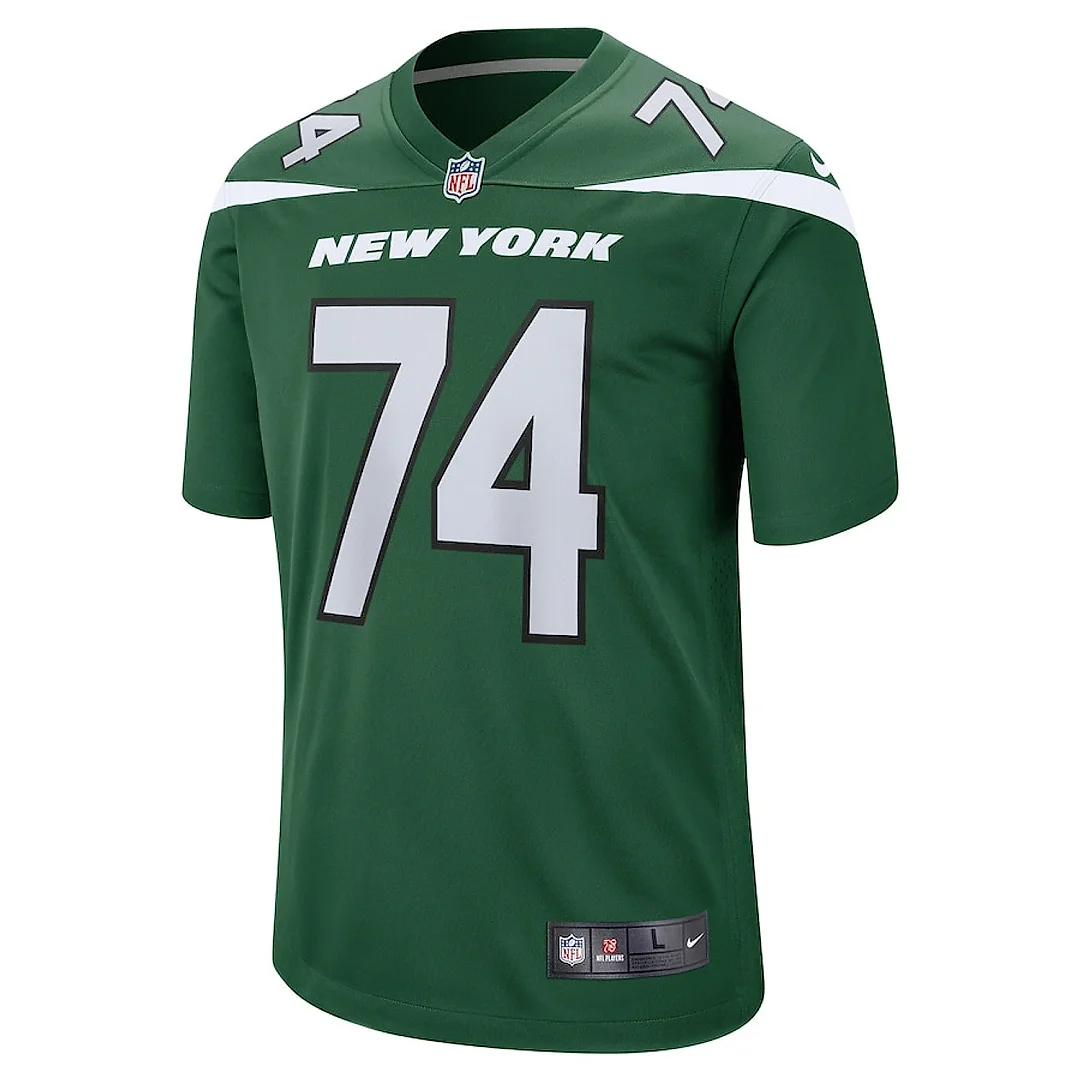Zennovawear Nick Mangold 74 New York Jets Men Retired Jersey - Gotham Green