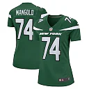 Zennovawear Nick Mangold 74 New York Jets Women Retired Jersey - Gotham Green