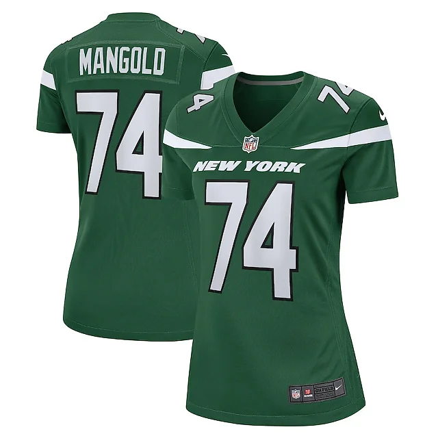 Zennovawear Nick Mangold 74 New York Jets Women Retired Jersey - Gotham Green