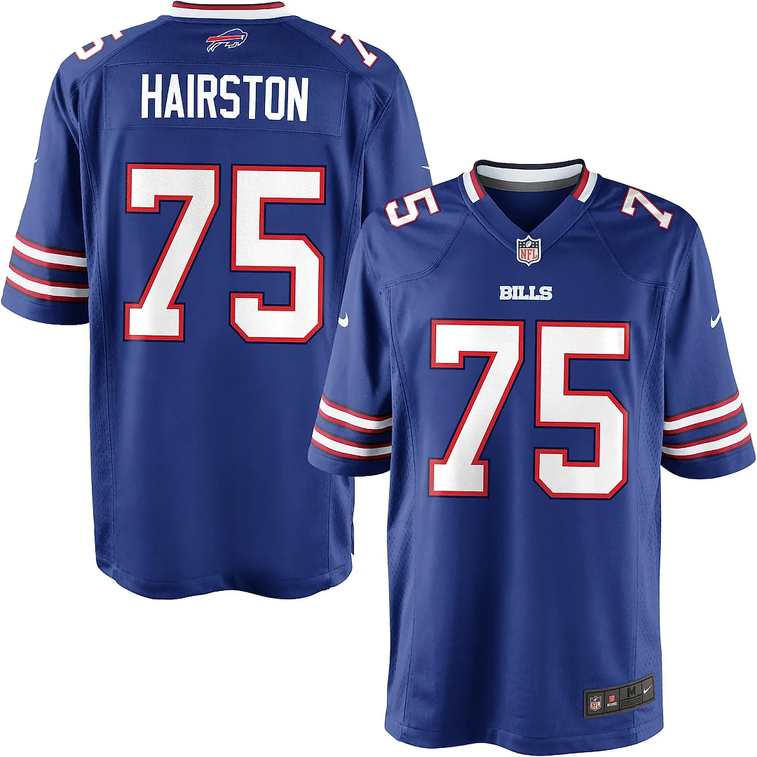 Zennovawear Youth Buffalo Bills Chris Hairston Team Color Game Jersey