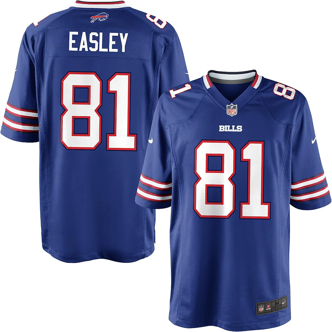 Zennovawear Youth Buffalo Bills Marcus Easley Team Color Game Jersey