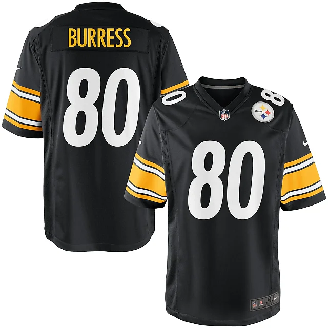Zennovawear Youth Pittsburgh Steelers Plaxico Burress Team Color Game Jersey