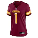 Zennovawear Noah Igbinoghene 1 Washington Commanders Women's Game Jersey - Burgundy