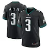 Zennovawear Nolan Smith 3 Philadelphia Eagles Alternate Game Men Jersey - Black