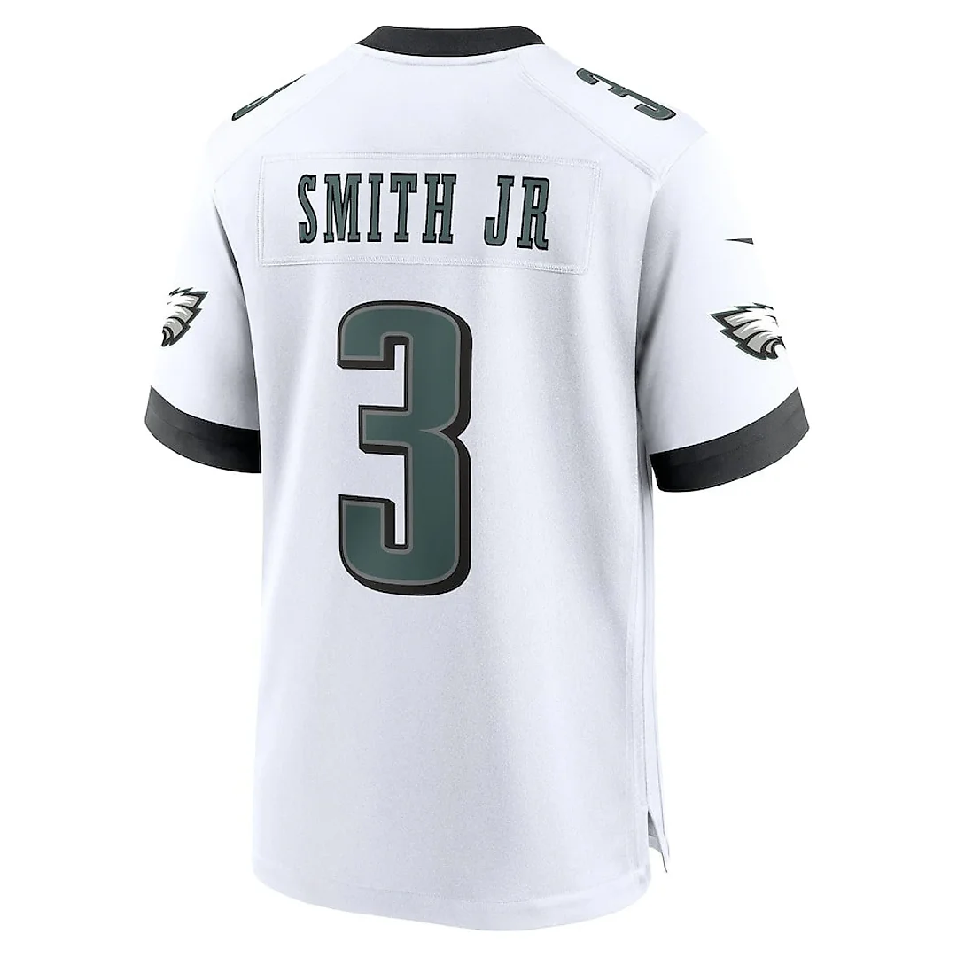 Zennovawear Nolan Smith 3 Philadelphia Eagles White Game Men Jersey - White
