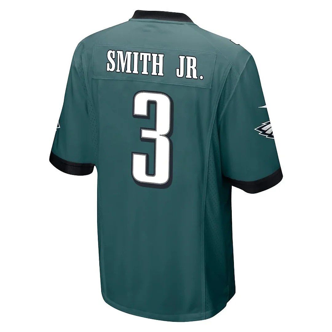 Zennovawear Nolan Smith Jr. 3 Philadelphia Eagles Super Bowl LIX Champions Patch 'New Orleans - Where Passion Ignites' EMBROIDERED Game Men Jersey...