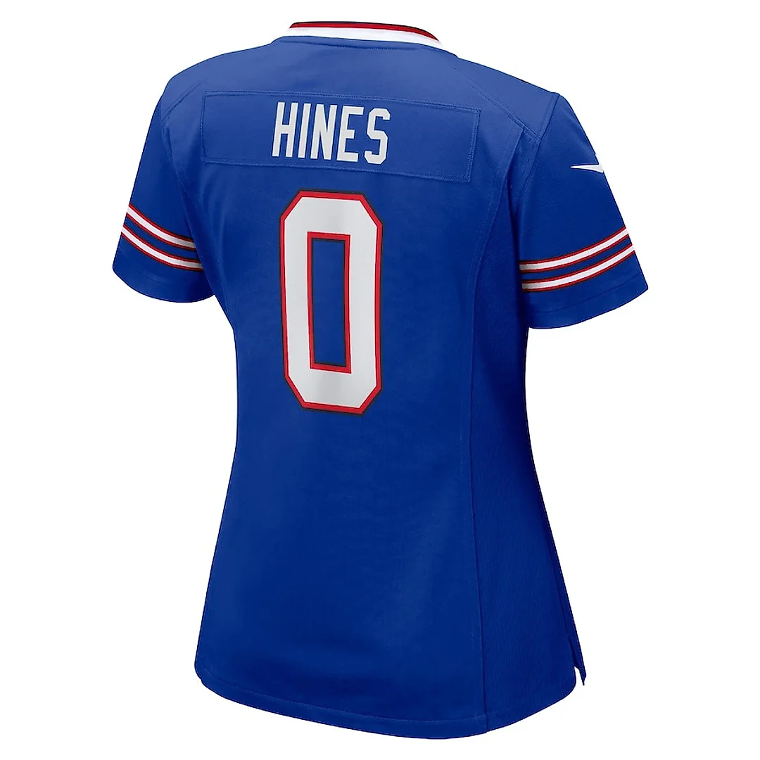 Zennovawear Nyheim Hines 0 Buffalo Bills Women Game Jersey - Royal