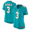 Zennovawear Odell Beckham Jr. 3 Miami Dolphins Women's Game Jersey - Aqua