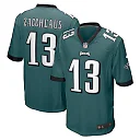 Zennovawear Olamide Zaccheaus 13 Philadelphia Eagles Game Men Jersey - Midnight Green