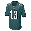 Zennovawear Olamide Zaccheaus 13 Philadelphia Eagles Game Men Jersey - Midnight Green