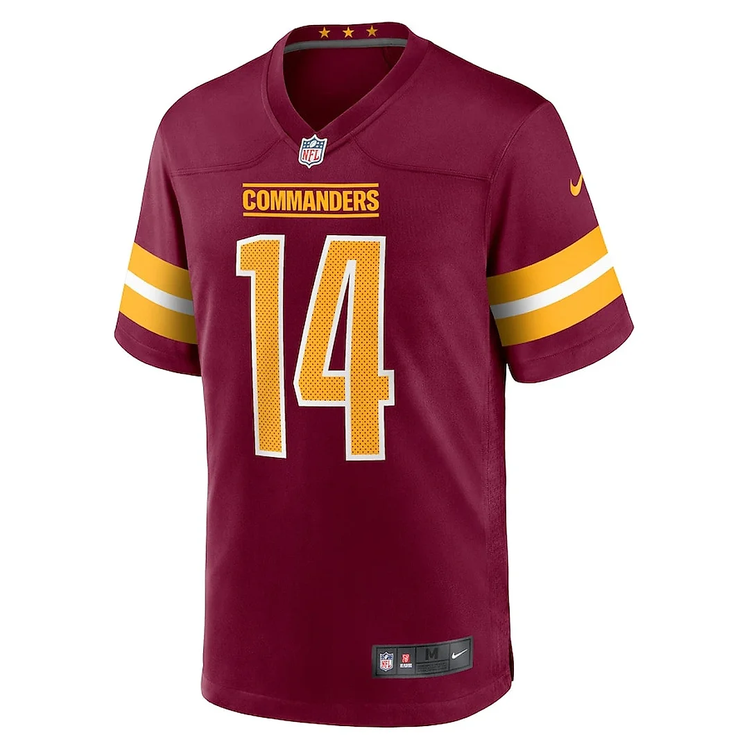 Zennovawear Olamide Zaccheaus 14 Washington Commanders Game Men Jersey - Burgundy