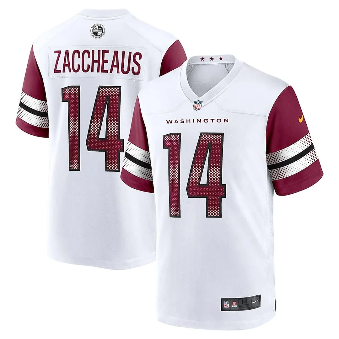 Zennovawear Olamide Zaccheaus 14 Washington Commanders Game Men Jersey - White