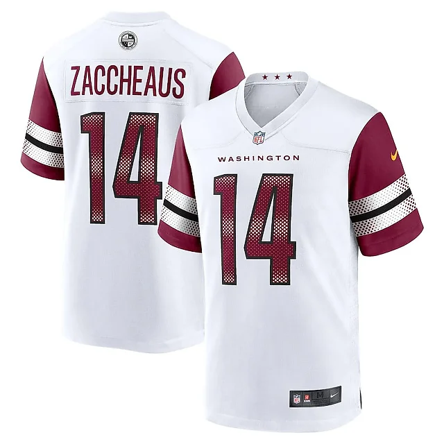 Zennovawear Olamide Zaccheaus 14 Washington Commanders Game Men Jersey - White