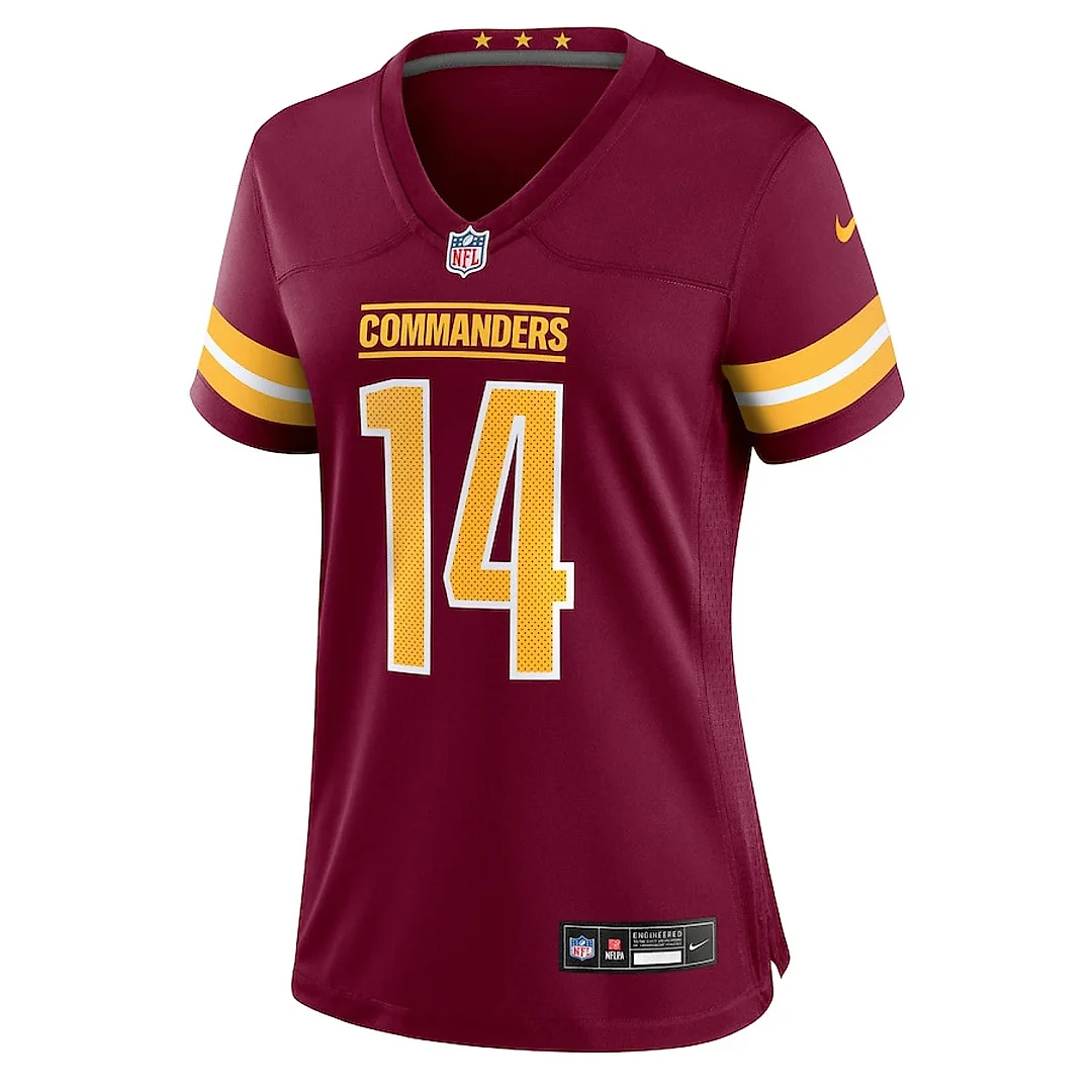 Zennovawear Olamide Zaccheaus 14 Washington Commanders Women's Game Jersey - Burgundy