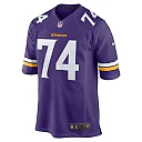 Zennovawear Oli Udoh 74 Minnesota Vikings Men Game Jersey - Purple