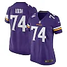 Zennovawear Oli Udoh 74 Minnesota Vikings Women Game Jersey - Purple