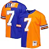 Zennovawear John Elway Denver Broncos 1990 Split Legacy Replica Jersey - Royal/Orange