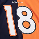 Zennovawear Peyton Manning Denver Broncos 2015 Split Legacy Replica Jersey - Navy/Orange
