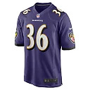 Zennovawear Owen Wright 36 Baltimore Ravens Team Game Men Jersey - Purple
