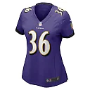 Zennovawear Owen Wright 36 Baltimore Ravens Women's Game Jersey - Purple