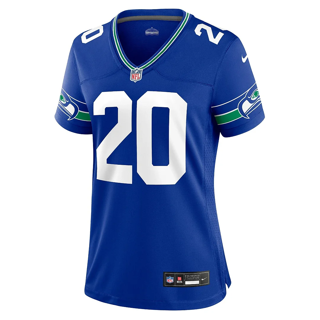 Zennovawear Julian Love Seattle Seahawks Women's Throwback Player Game Jersey - Royal