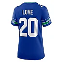 Zennovawear Julian Love Seattle Seahawks Women's Throwback Player Game Jersey - Royal