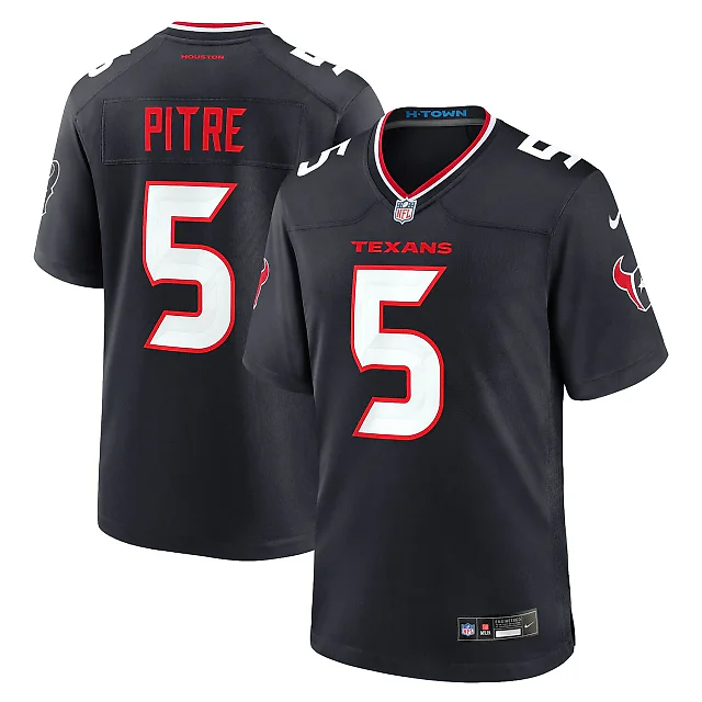 Zennovawear Jalen Pitre Houston Texans Game Jersey - Navy