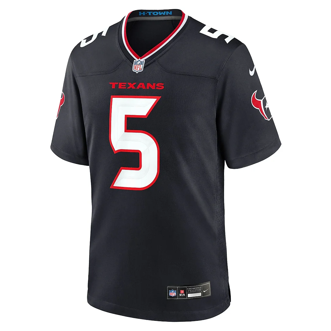 Zennovawear Jalen Pitre Houston Texans Game Jersey - Navy