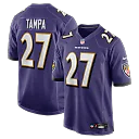 Zennovawear T.J. Tampa Baltimore Ravens Team Game Jersey - Purple