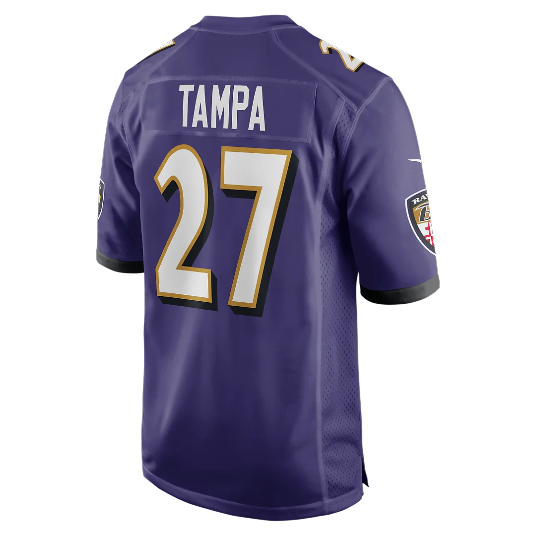 Zennovawear T.J. Tampa Baltimore Ravens Team Game Jersey - Purple