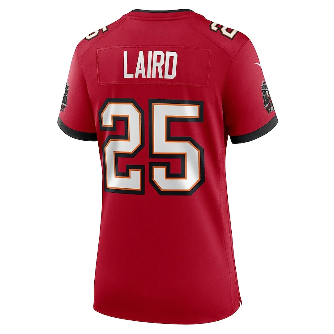 Zennovawear Patrick Laird 25 Tampa Bay Buccaneers Women Game Jersey - Red