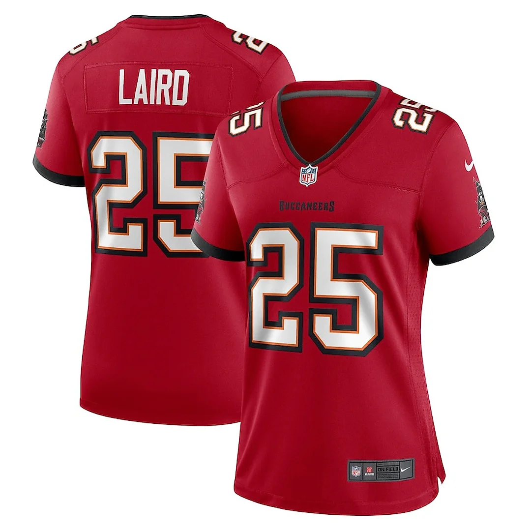 Zennovawear Patrick Laird 25 Tampa Bay Buccaneers Women Game Jersey - Red