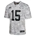 Zennovawear Patrick Mahomes 15 Kansas City Chiefs 2024 Salute to Service Game YOUTH Jersey - Arctic Camo