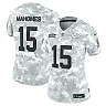 Zennovawear Patrick Mahomes 15 Kansas City Chiefs Women's 2024 Salute to Service Limited Jersey - Arctic Camo