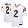 Zennovawear Patrick Surtain II 2 Denver Broncos Game YOUTH Jersey - White