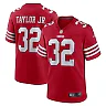 Zennovawear Patrick Taylor Jr. 32 San Francisco 49ers Team Game Men Jersey - Scarlet