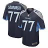 Zennovawear Peter Skoronski 77 Tennessee Titans Game Men Jersey - Navy