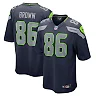 Zennovawear Pharaoh Brown 86 Seattle Seahawks Game Men Jersey - College Navy