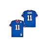 Zennovawear Phil Simms 11 New York Giants Spider Lockhart 43 Patch Throwback Men Jersey - Blue