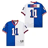 Zennovawear Phil Simms 11 New York Giants Two-Toned Throwback Men Jersey - Blue/White