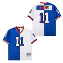 Zennovawear Phil Simms 11 New York Giants Two-Toned Throwback Men Jersey - Blue/White